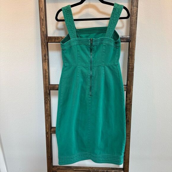 MAEVE Anthropologie Elizabeth Button Front Dress - Picture 7 of 8